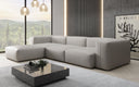 Designer Ecksofa Snug in Echtleder