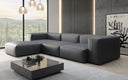 Designer Ecksofa Snug in Echtleder