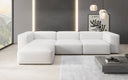 Designer Ecksofa Snug in Echtleder