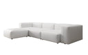 Designer Ecksofa Snug in Echtleder