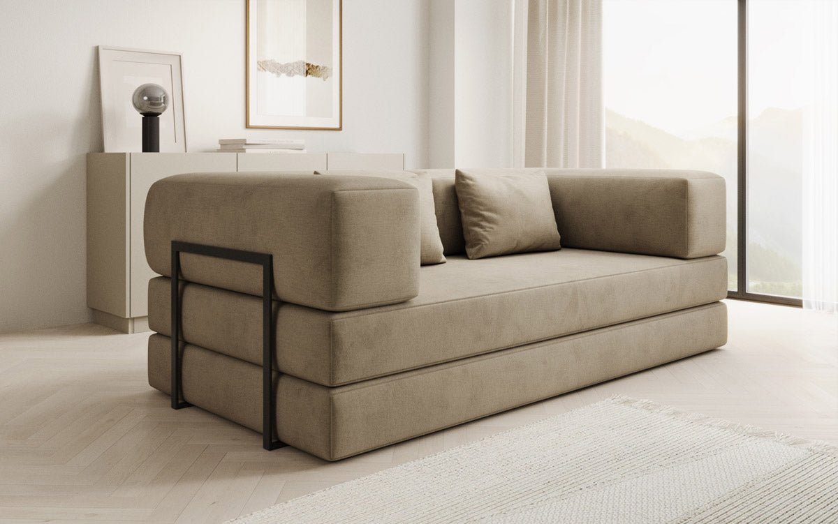 Designer Sofa Lazy 3 Sitzer in Samt