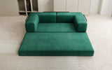 Designer Sofa Lazy 3 Sitzer in Samt