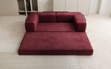 Designer Sofa Lazy 3 Sitzer in Samt