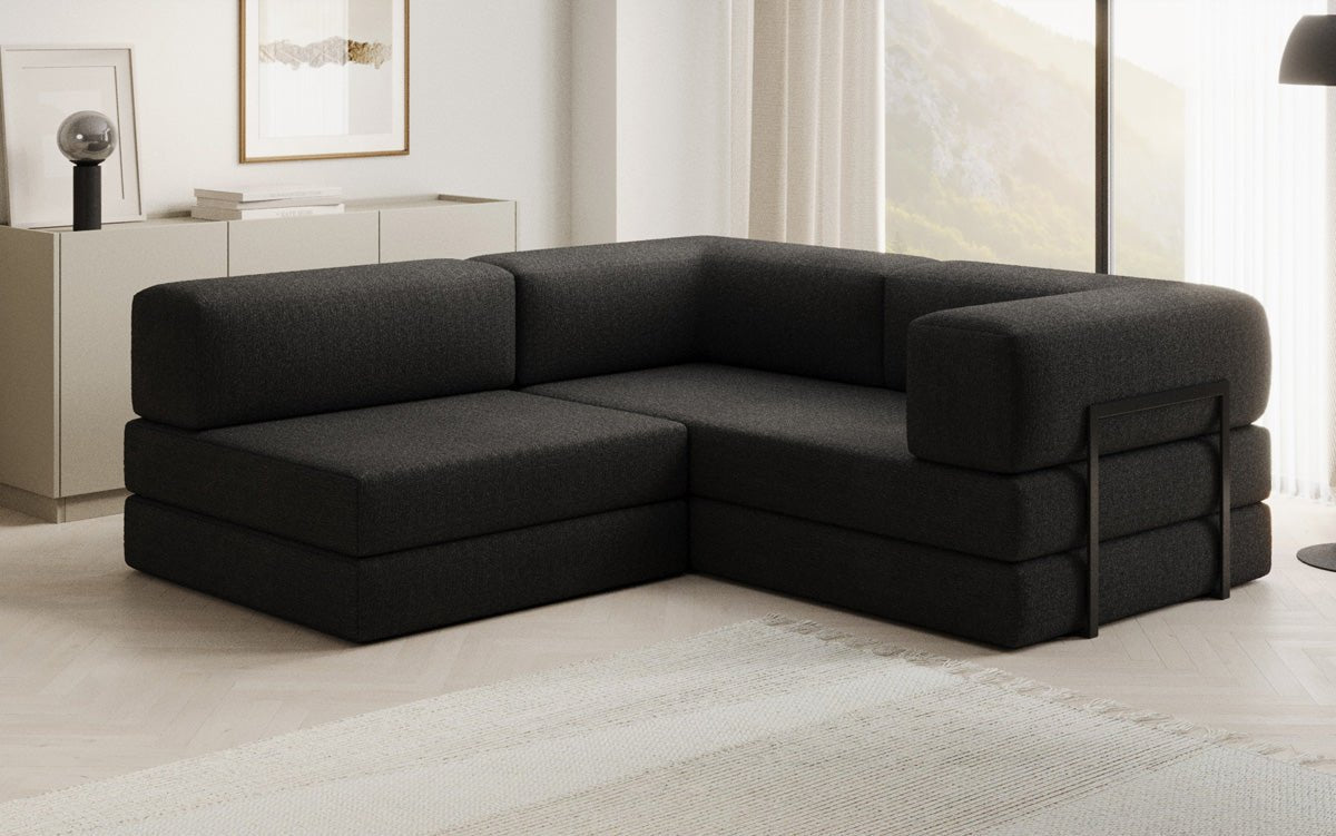 Designer Sofa Lazy L Mini in Bouclé