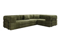 Designer Sofa Lazy L geschlossen in Cord