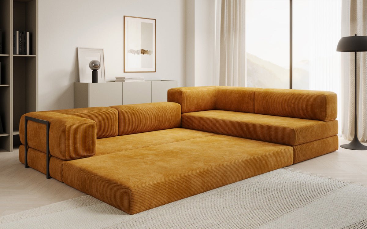 Designer Sofa Lazy L in Cord