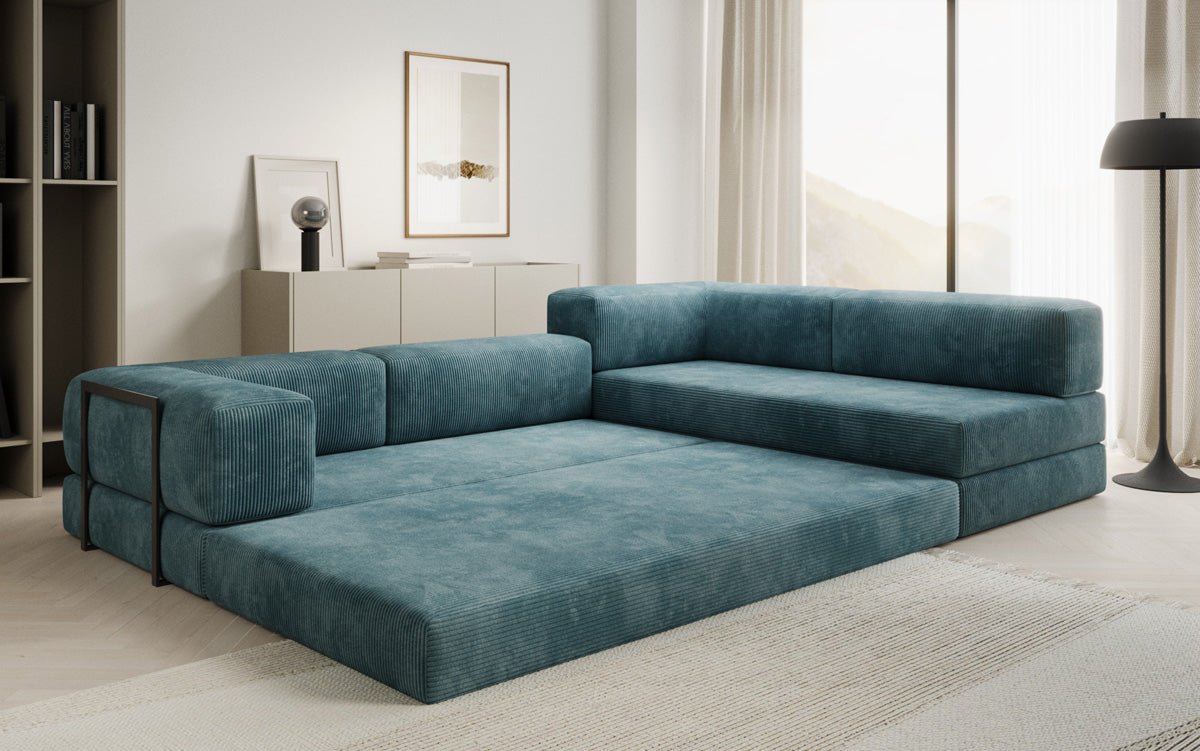 Designer Sofa Lazy L in Cord