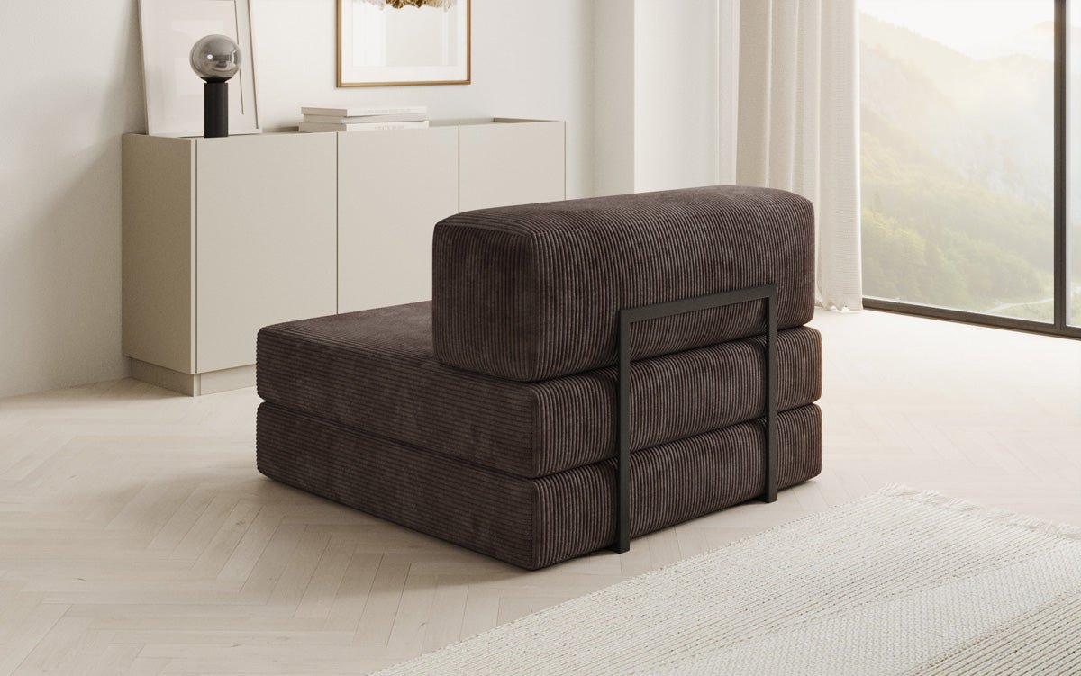 Designer Sofa Mittelmodul Lazy in Cord