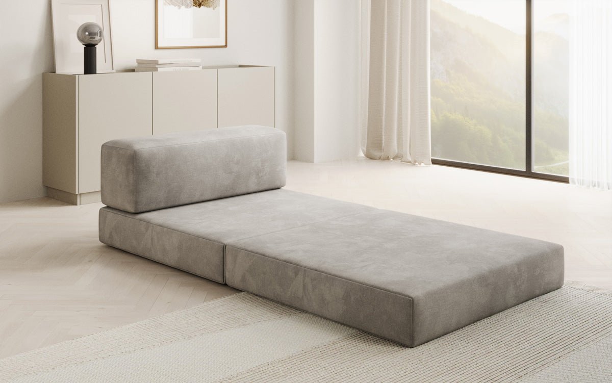 Designer Sofa Mittelmodul Lazy in Samt