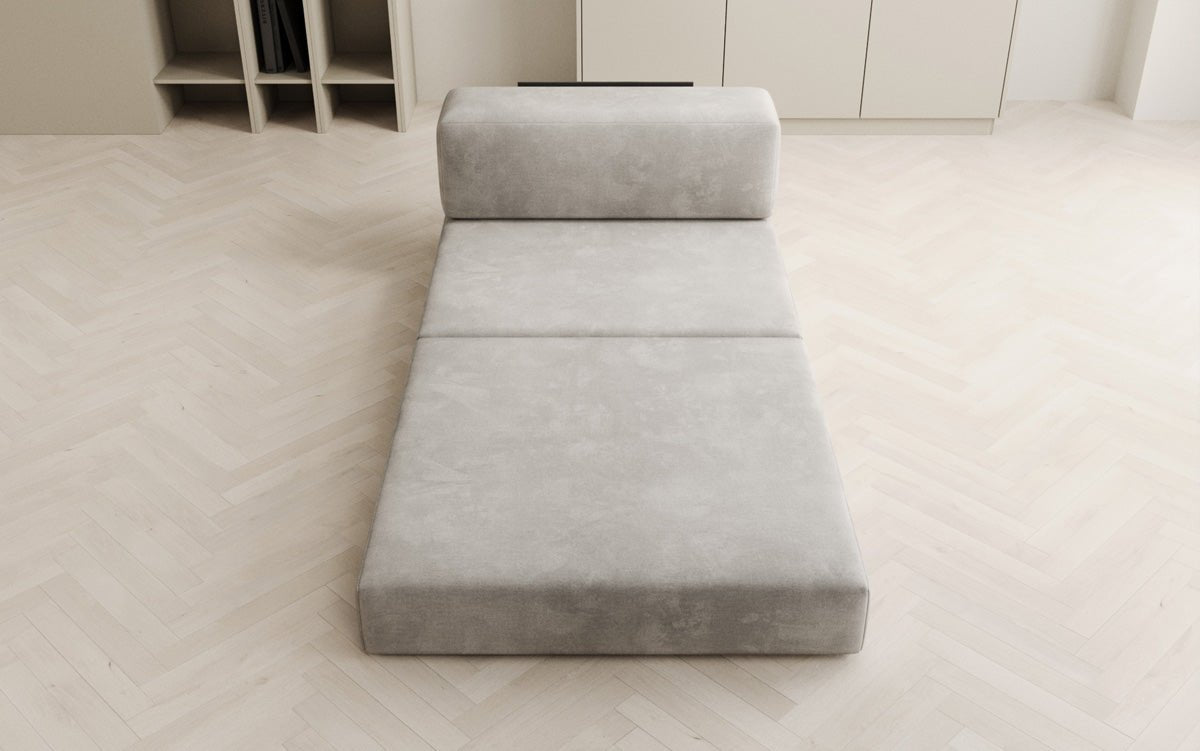 Designer Sofa Mittelmodul Lazy in Samt