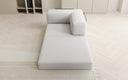 Designer Sofa-Sessel Lazy in Bouclé