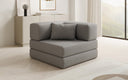 Designer Sofa-Sessel Lazy in Bouclé