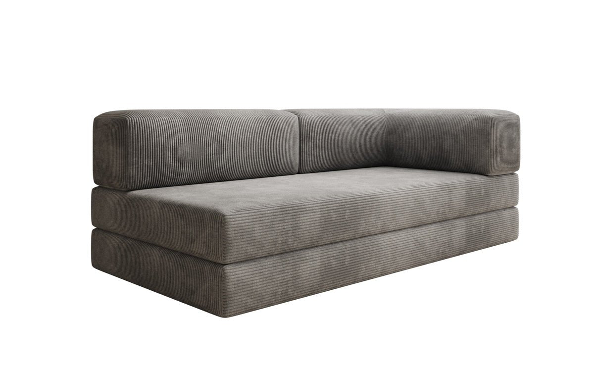 Designer Sofa/Chaise Longue Lazy in Cord