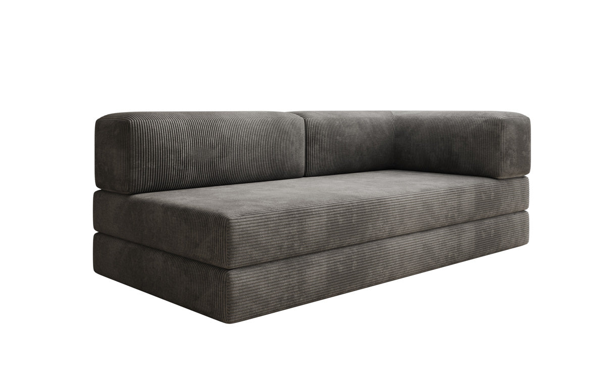 Designer Sofa/Chaise Longue Lazy in Cord