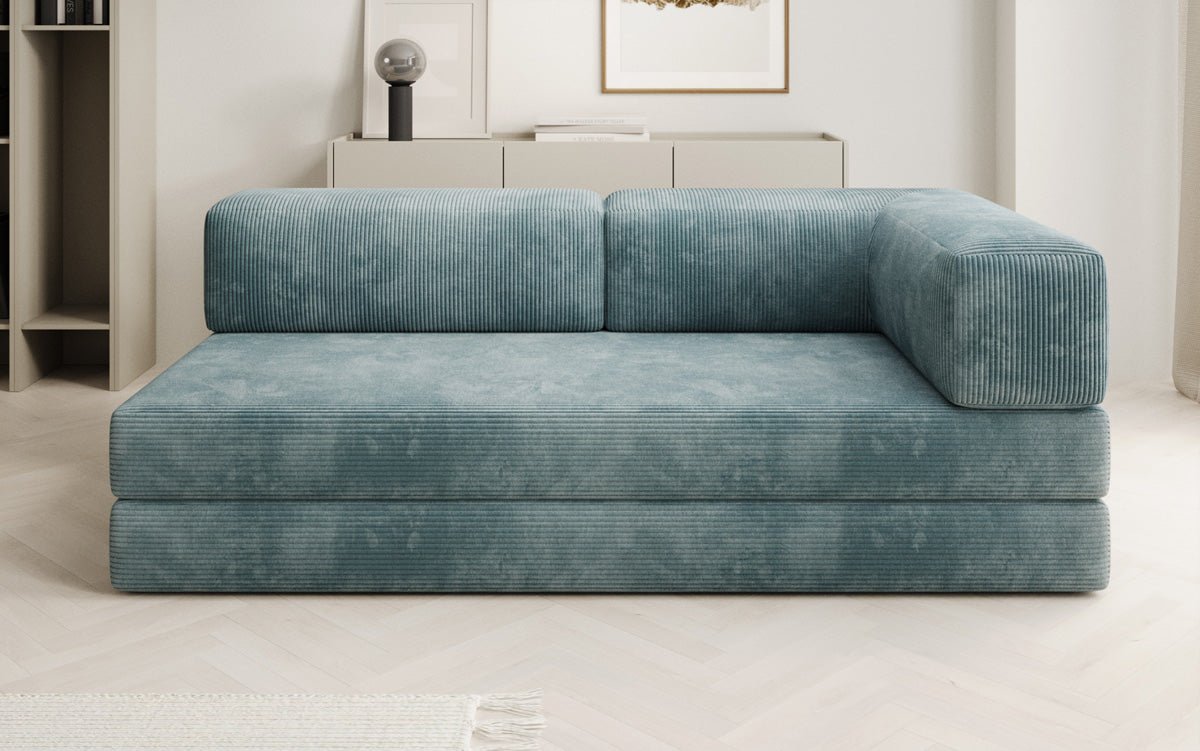 Designer Sofa/Chaise Longue Lazy in Cord