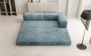 Designer Sofa/Chaise Longue Lazy in Cord