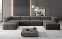 Designer U Sofa Snug in Samt