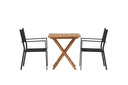 Garten Cafegruppe Irish – 3-teiliges Gartenmöbel-Set 70x70 cm