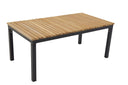 Garten Couchtisch Alanu - ein Materialmix aus Aluminium und Teakholz