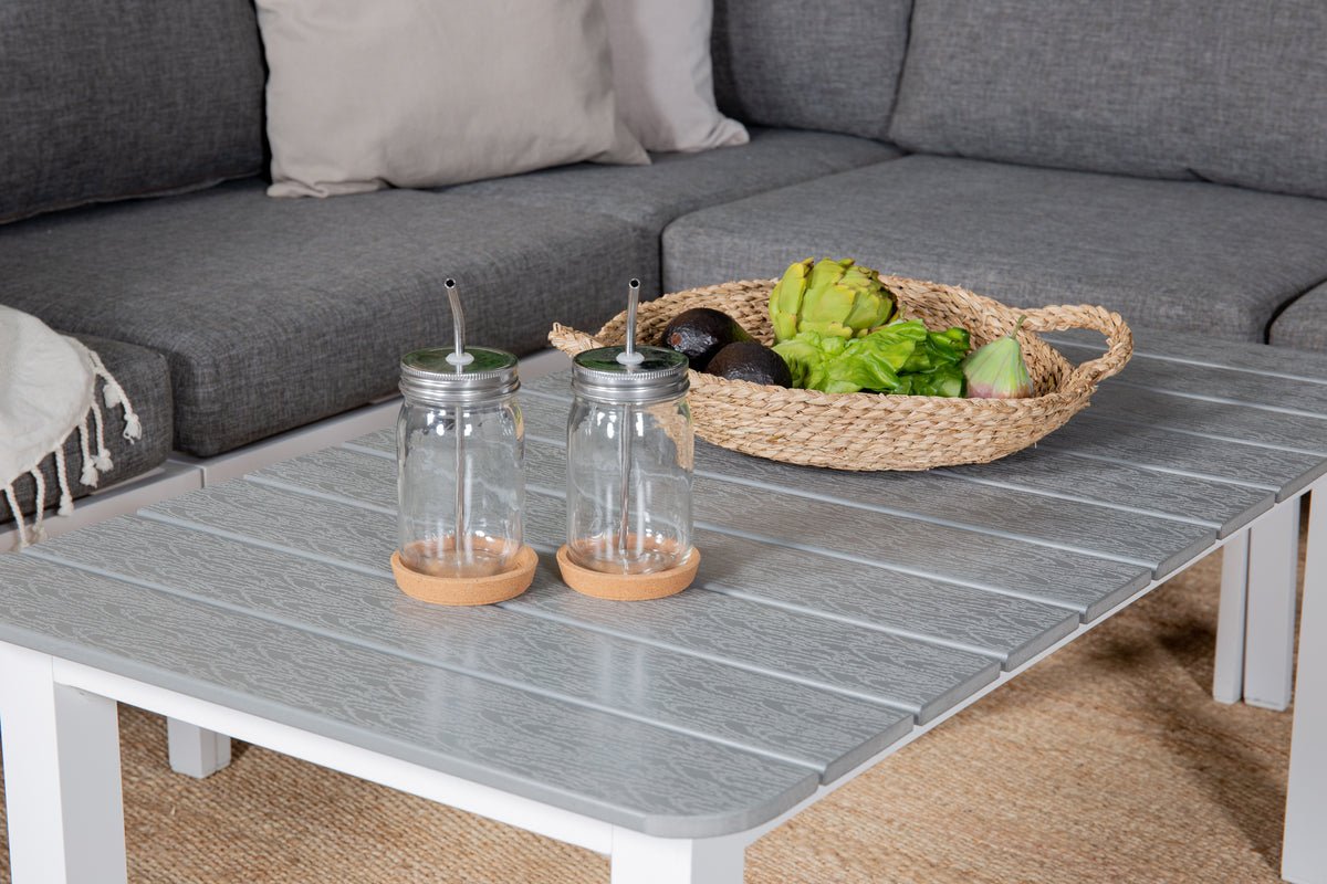 Garten Couchtisch Kreta - Aus Edelholz und Aluminium