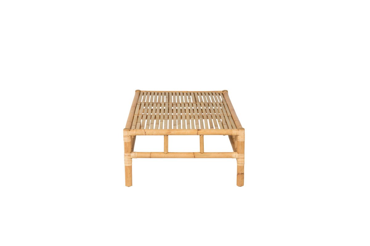 Garten Couchtisch Zypern - Aus Rattan und Bambus in Natur-Optik