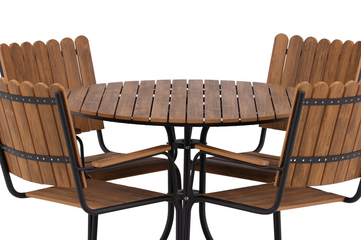 Garten Essgruppe Nativa – 5-teiliges Gartenmöbel-Set in 3 Farben verfügbar