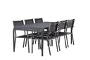 Garten Essgruppe Toni – 7-teiliges Gartenmöbel-Set aus Aluminium