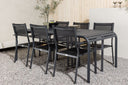 Garten Essgruppe Toni – 7-teiliges Gartenmöbel-Set aus Aluminium