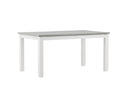 Garten Esstisch Ravello - Ausziehbar von 152 auf 210 cm mit weißem Aluminiumgestell