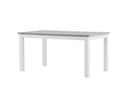 Garten Esstisch Ravello - Ausziehbar von 152 auf 210 cm mit weißem Aluminiumgestell