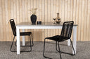 Garten Esstisch Ravello - Ausziehbar von 152 auf 210 cm mit weißem Aluminiumgestell