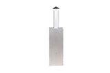 Garten Kamin Arne - aus Stahl mit Schornstein in Silber