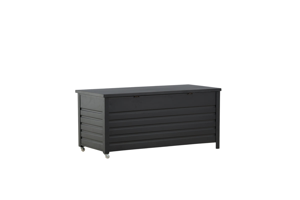 Garten Kissenbox Ludmilla - schwarze Aluminiumkonstruktion inkl. Innentasche