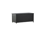 Garten Kissenbox Ludmilla - schwarze Aluminiumkonstruktion inkl. Innentasche