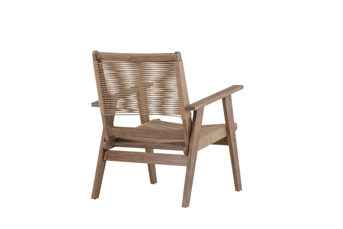 Garten- Loungesessel April - Aus braunem Akazienholz