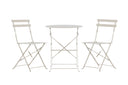 Garten Loungeset Elion – 3-teiliges Set mit rundem Tisch in 3 Farben