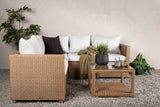 Garten Loungeset Ludwiga - Wahlweise in Natur oder Schwarz
