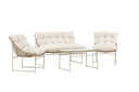 Garten Loungeset Marvella – 4-teiliges Outdoor-Sofa-Set in Beige mit Polstern