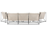 Garten Loungeset Santorini – wetterfest in mediterranem Design mit Kissen