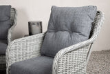 Garten Sofa-Set Ravion – 4-teilig mit Tisch in Grau