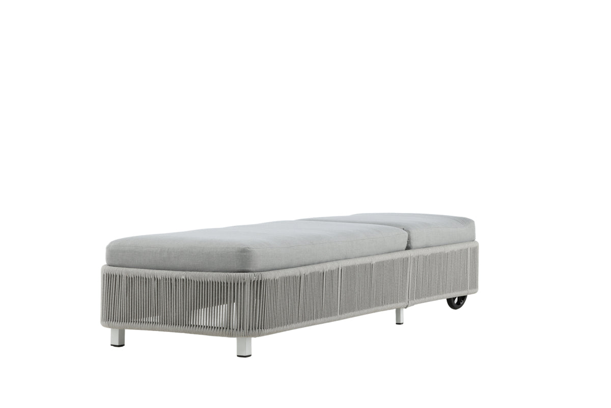 Garten Sonnenliege Mila - aus Polyester/Metall