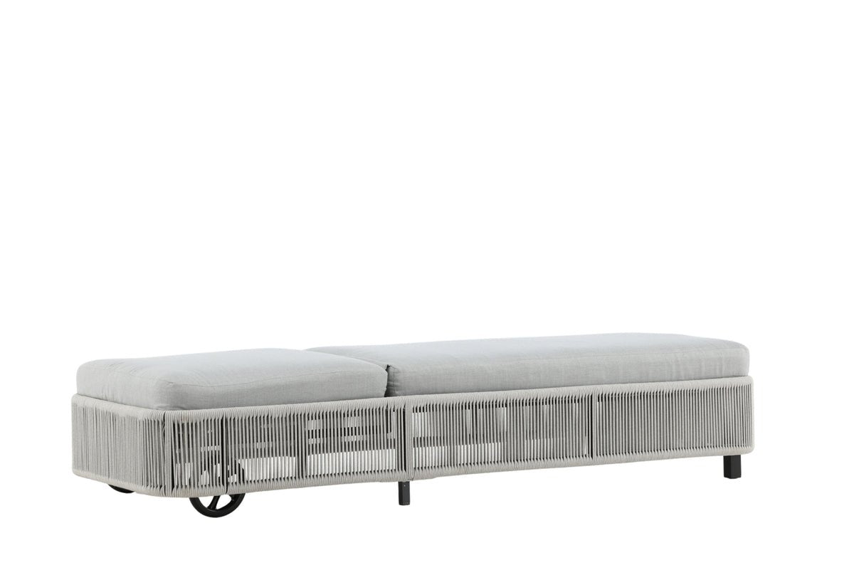 Garten Sonnenliege Mila - aus Polyester/Metall