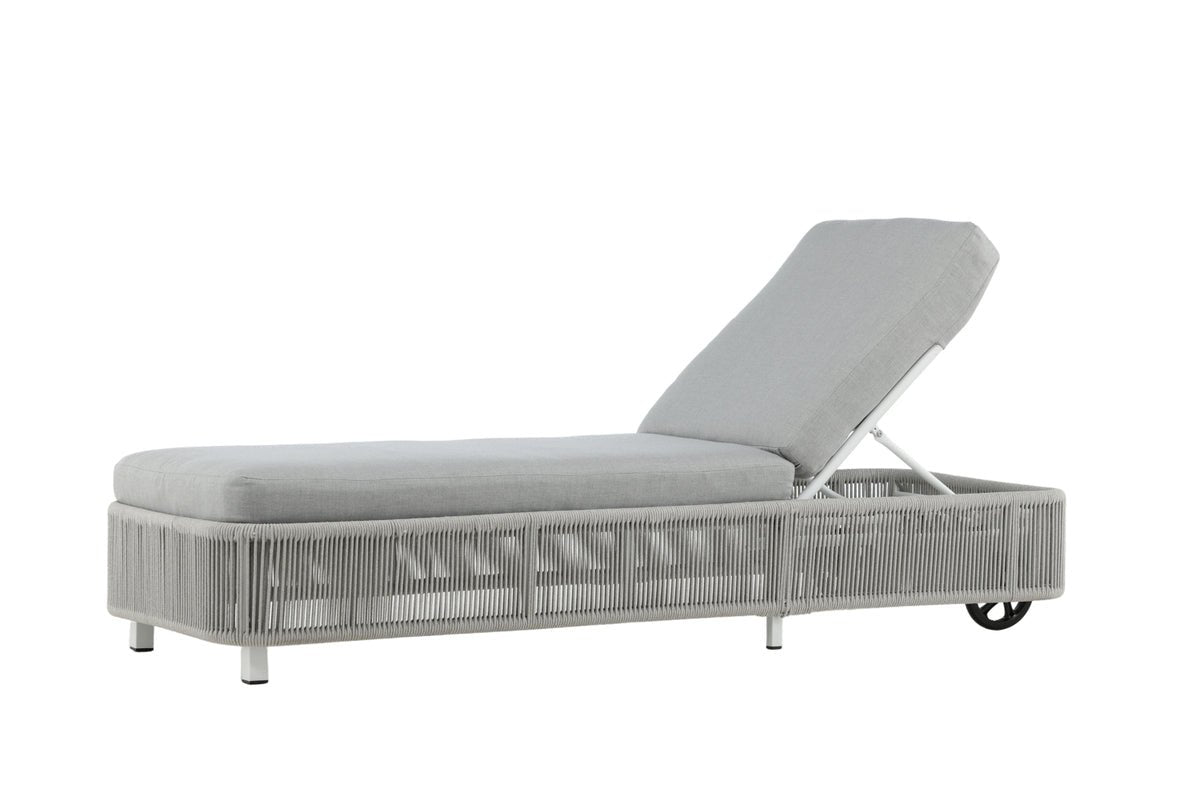 Garten Sonnenliege Mila - aus Polyester/Metall