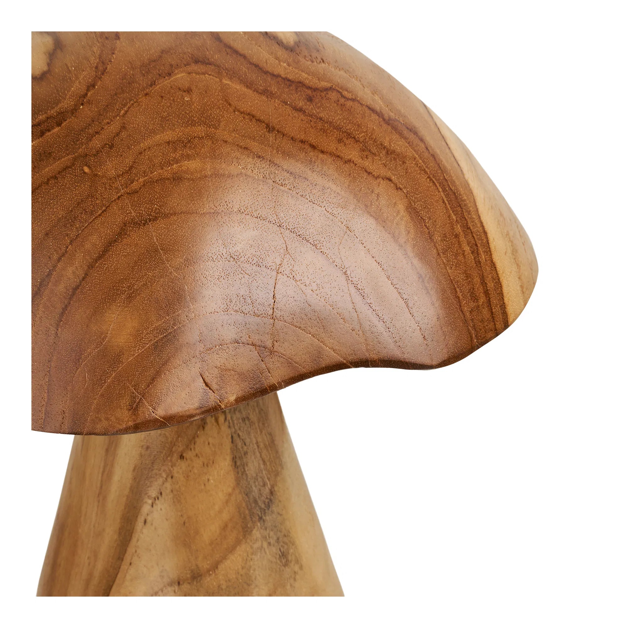 Gartenfigur Orvaina - aus Teak in Pilzform ( 2er Set)