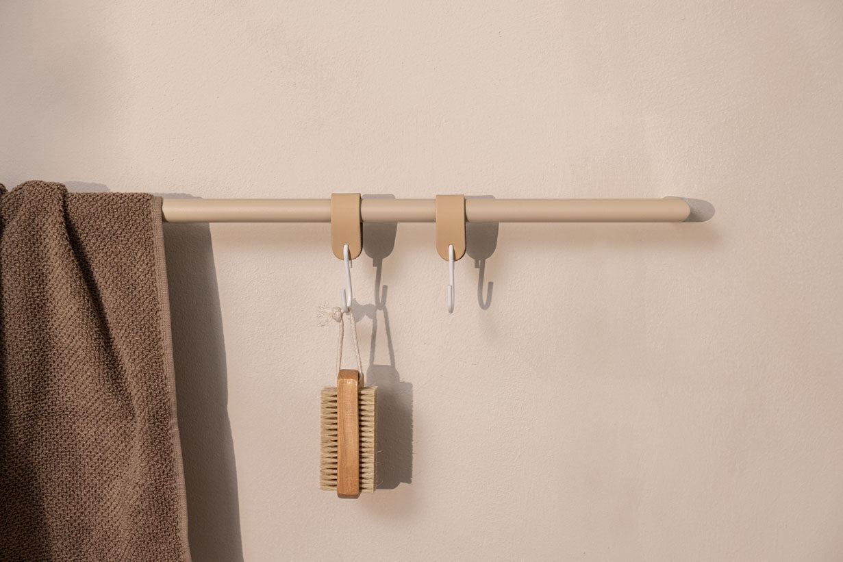 Handtuchhalter Vana – minimalistisch, rund oder eckig, drei Breiten