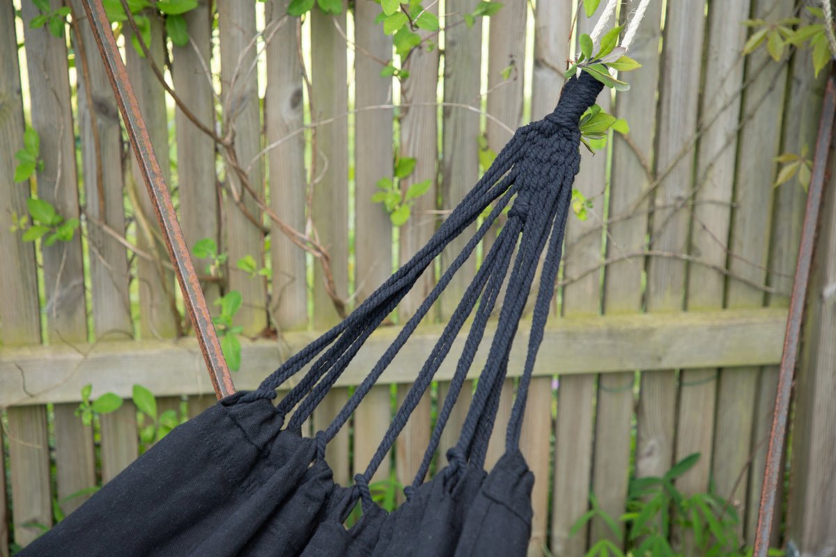 Hängematte Calma - aus Polyester in Schwarz