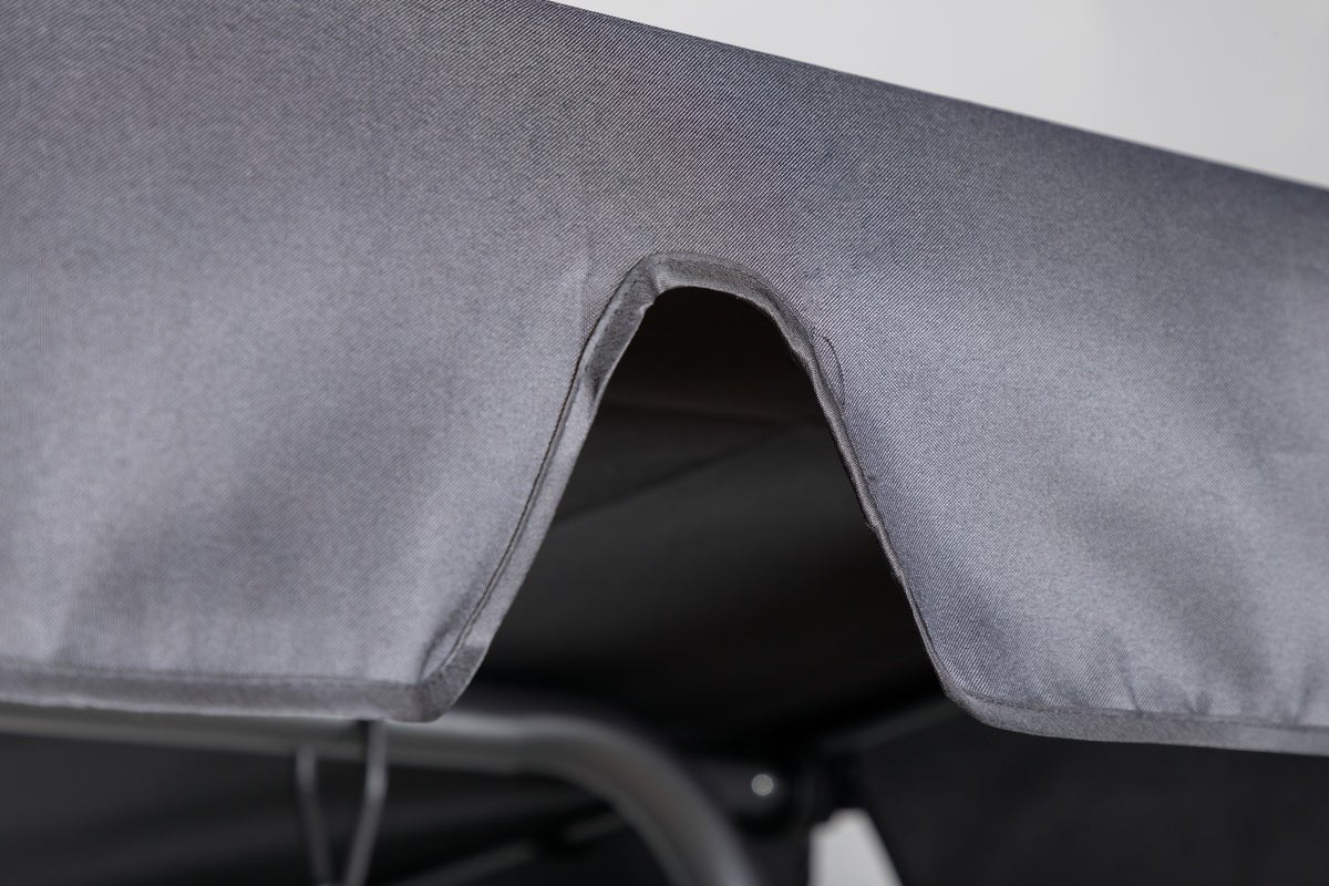 Hollywoodschaukel Sandy - für 3 Personen in Schwarz