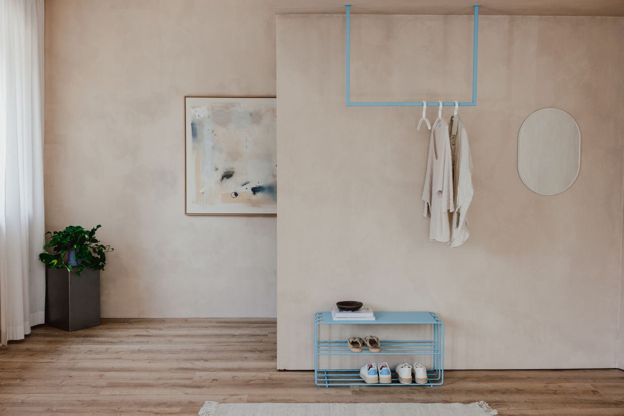 Garderobe/Kleiderstange Rubi – Hängendes Design aus Stahl