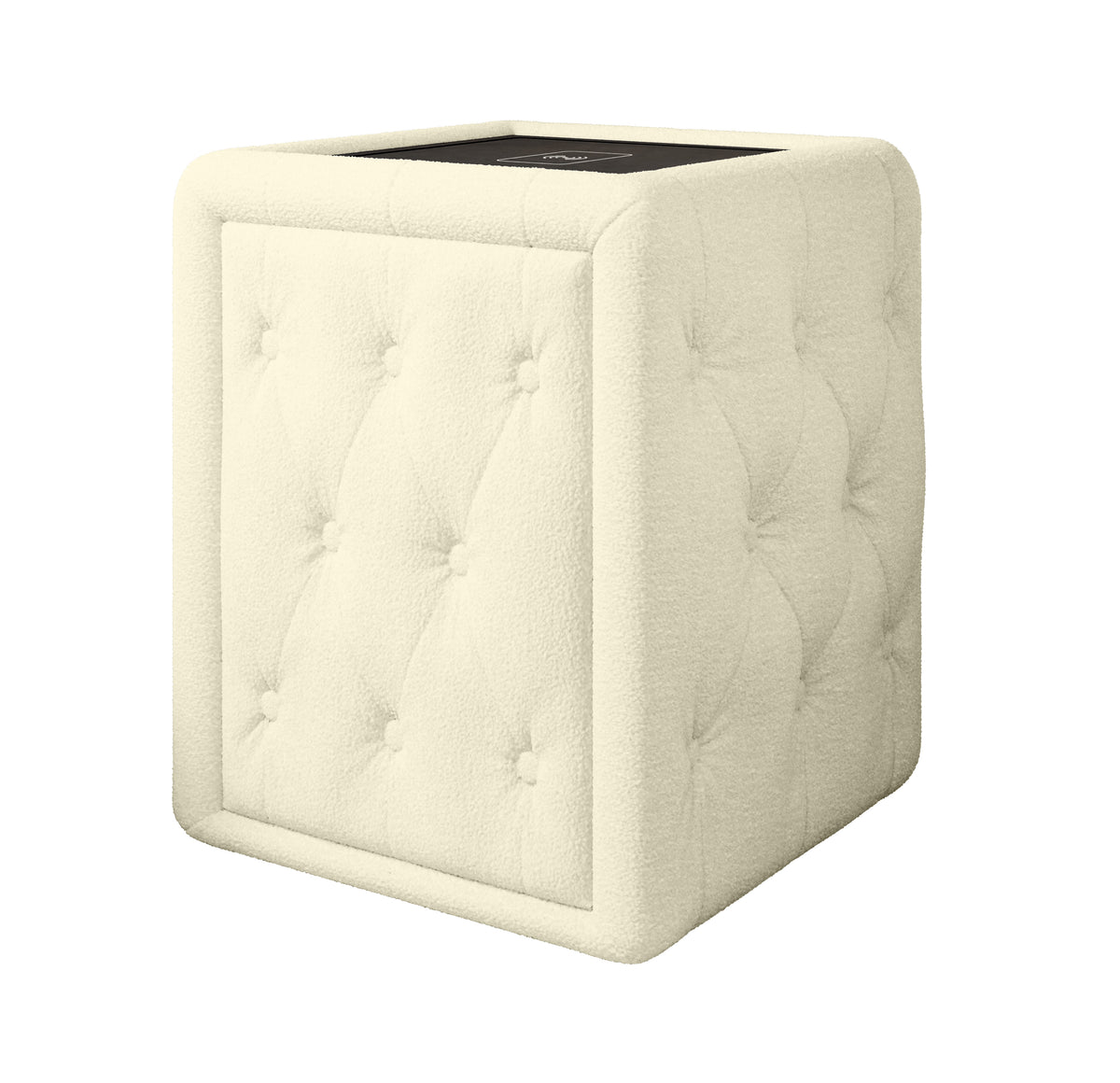 Josy Nachttisch Boucle Beige white-background