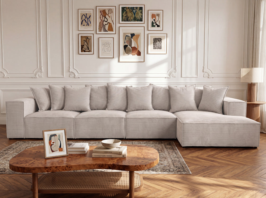 Designer Sofa Largo L Maxi in Cord